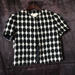 Michael Kors Cropped SS Wool Jacket, Size 6, EUC